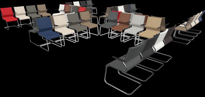 Actual product image Züco LACINTA Comfortline Freischwinger