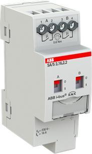 Immagine prodotto ABB Attuatore per interruttori, 2-gang, 16A, REG SA/S2.16.2.2 (Attuatore dell'interruttore)