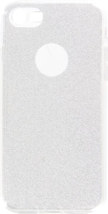 Image du produit OEM TPU Silicon Case glitter pour iPhone 7 - argenté (Apple iPhone 7)