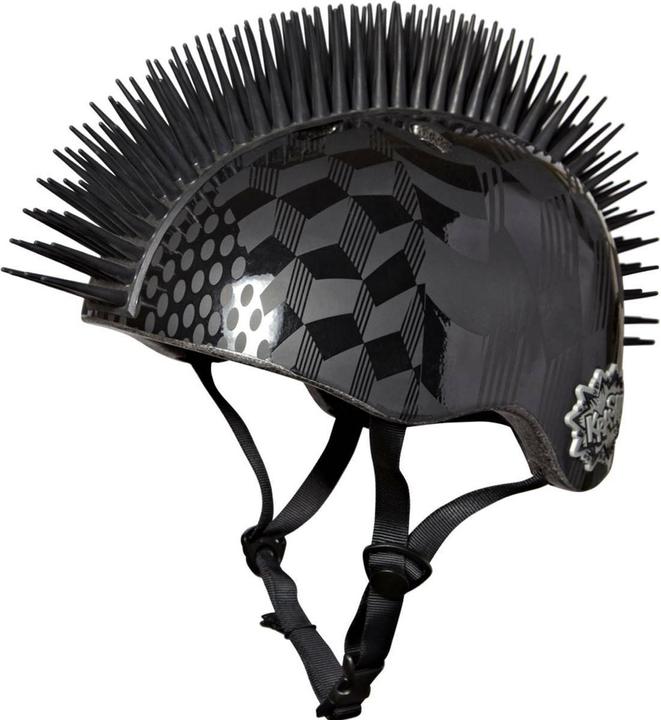 Actual product image C-Preme Children's helmet Junior C-Remetery Cube Heart Black HWK Size M Youth 8+ (54-58 cm) (new) (54 - 58 cm)
