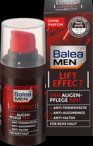 dm Balea MEN Augencreme Lift Effect 24h Augenpflege 3in1 (15 ml, Tag + Nacht)
