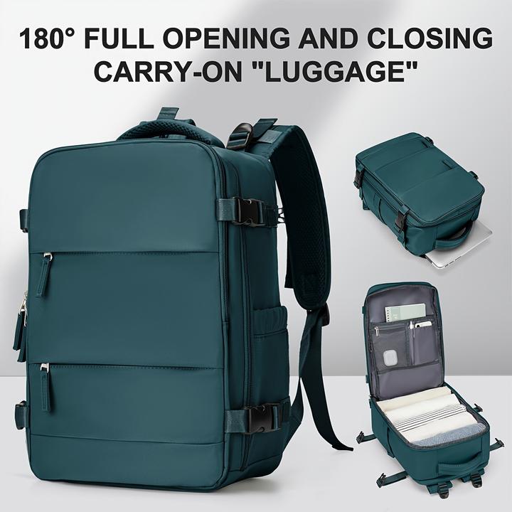 Image du produit Only-Bags.Store Sac à dos de voyage grand volume, sac à main unisexe à la mode avec ouverture à 180°, léger