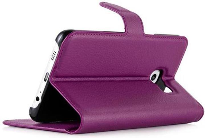 Actual product image Cadorabo Book with stand function cover (Samsung Galaxy S6 Edge)