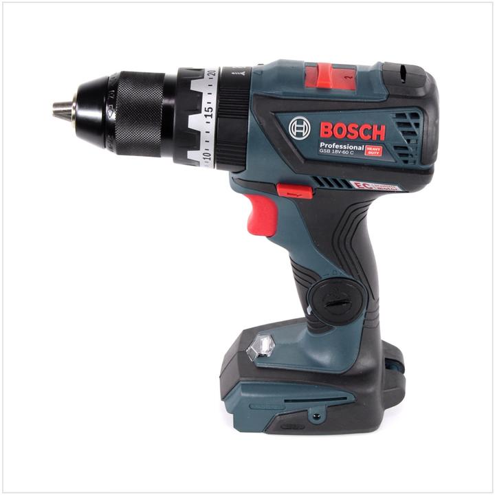 Actual product image Bosch Professional GSB 18V-60 C incl. 2nd battery, case and Bluetooth module (Rechargeable battery operated)
