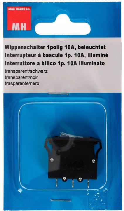 Produktbild Max Hauri Einbau-Wippenschalter 1-Polig 10A