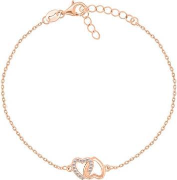 Produktbild Brilio Silver - Charming bronze heart bracelet BRC138R