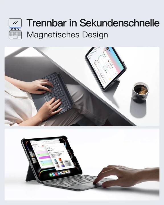 Immagine prodotto Inateck Keyboard iPad 04122-11 gray (KB04122-11 gray) (DE)