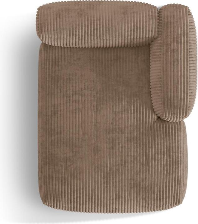 Actual product image Micadoni Modular Chaise Longue Right, "Martina", 1 Seat, 176x123x75 Made in Europe (Chaise longue)
