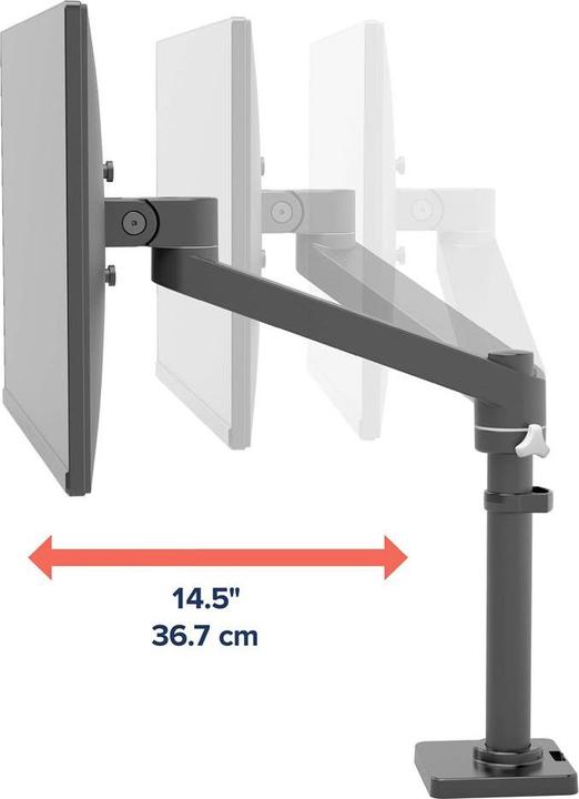 Produktbild Ergotron NX Monitor Arm Black (Tisch, 34")