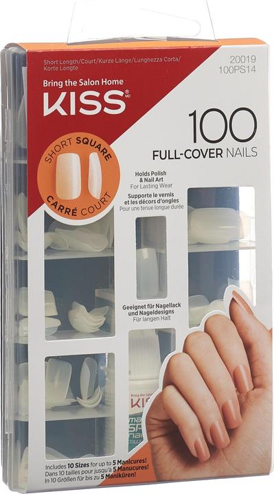Produktbild KISS French Manicure (Kunstnägel, Short Square)