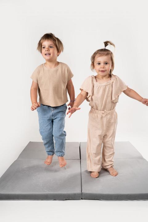 Produktbild Tupti.wood Faltbare grosse Matte Krabbeldecke Grau