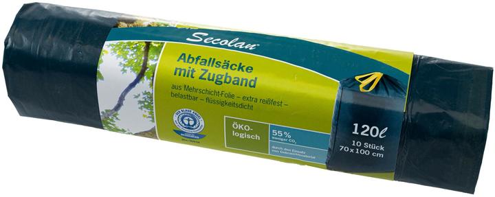 Secolan Abfallsäcke mit Zugband (1 x, 120 l)