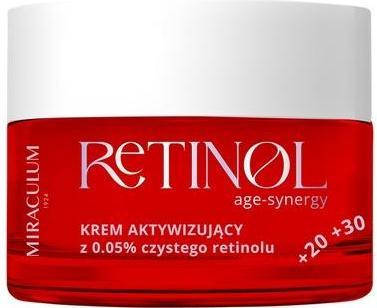 Image du produit MIRACULUM Age-Synergy Retinol krem aktywizujący do twarzy na noc z 0.05% czystego retinolu 50ml (50 ml, Crème de nuit)