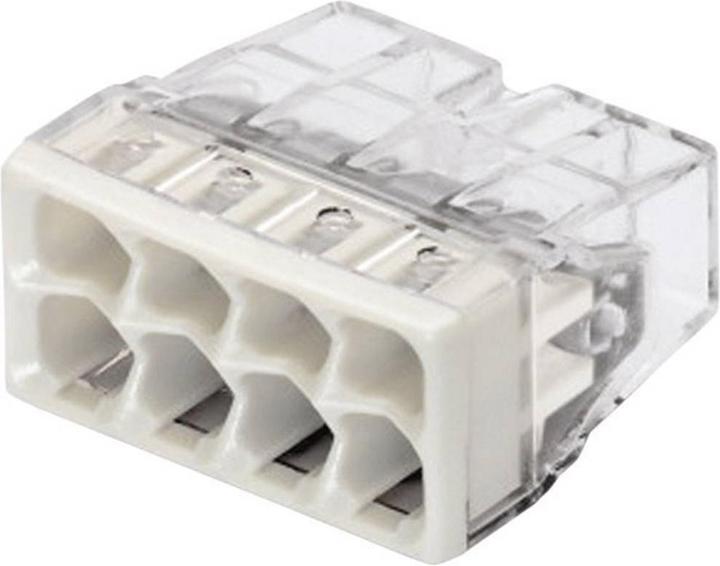 Actual product image Wago COMPACT plug-in terminal block, 8 x 0.5 - 2.5mm², gray, PU 50 pcs.