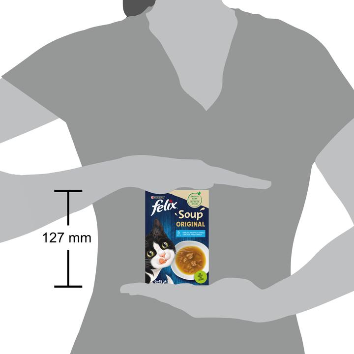 Actual product image Felix Soup (Adult, 6 pcs., 288 g)