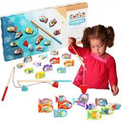 Actual product image Cubika Wooden fishing game
