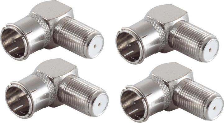 Immagine prodotto Shiverpeaks SHVP BS15-300514 5x Adattatore angolare F-Quick da spina F a presa F (Cavi antenna)