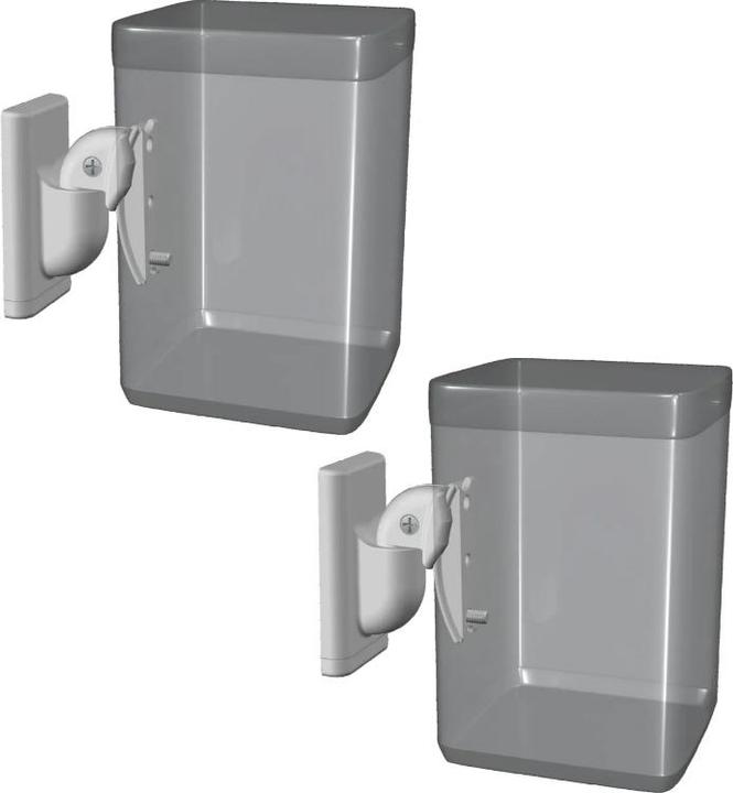 Image du produit Sanus Support mural pour Sonos ONE, PLAY:1 & 3 (1 paire, Installation murale, Pivotant, Inclinable)