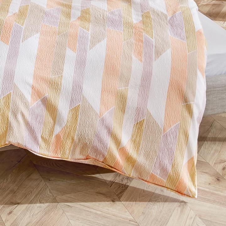 Immagine prodotto Traumschlaf Biancheria da letto in seersucker Mikado sun (Set di biancheria da letto, 155x220 cm + 80x80 cm)