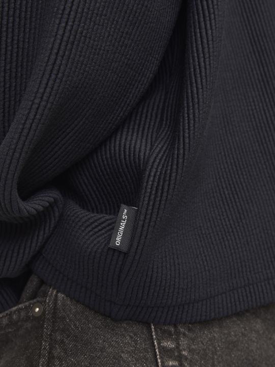 Produktbild Jack & Jones Jorrick Plisse Sweat Zip Split Polo Ln (M)