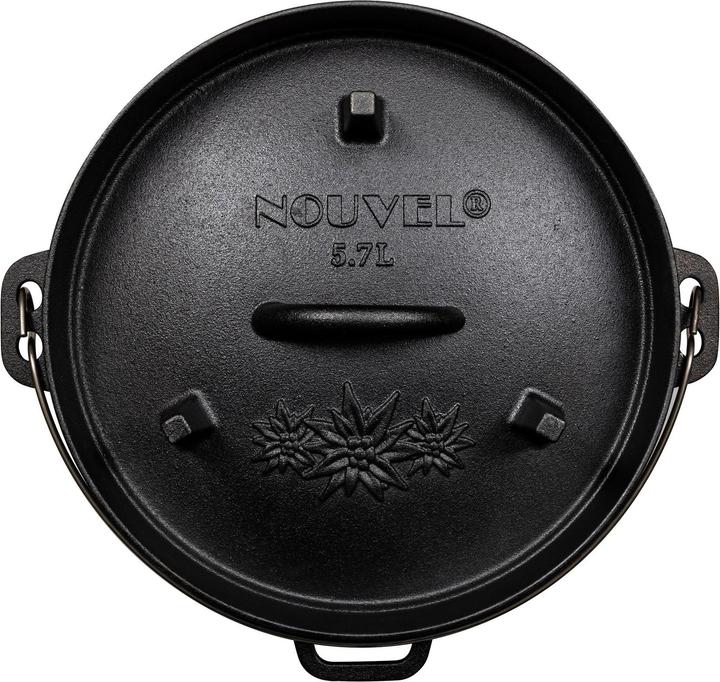 Image du produit Nouvel Gril Dutch-Oven, 5.7 l, Noir