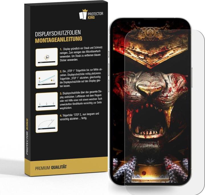 Produktbild Protectorking 4x 9H Panzerglas flexibel HD Klar (4 Stück, Apple iPhone 14 Plus)