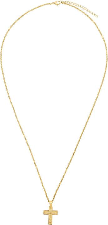 Actual product image Heideman Crucis gold colored (100% stainless steel)