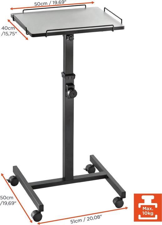 Actual product image Celexon PT2000B, Projection table black (Table)