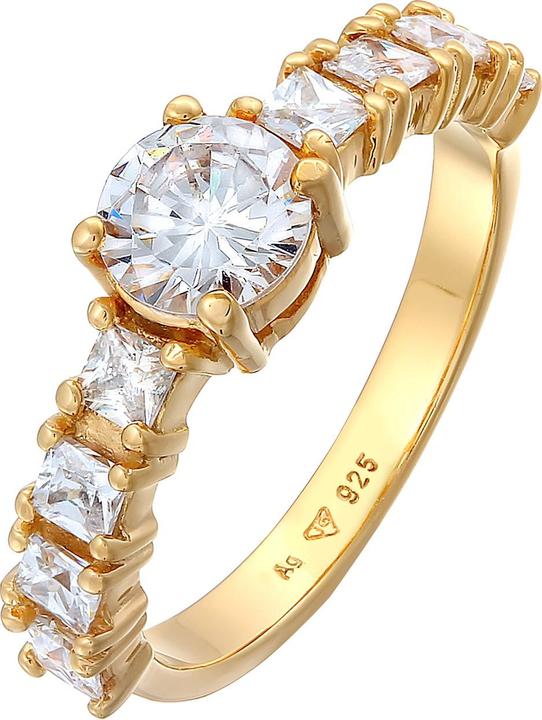 Produktbild Elli Ring Zirkonia Verlobung Eternity 925 Silber (58, 925 Silber)