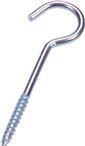 Actual product image OBO Bettermann 915 3.9x100 G Ceiling hook w.wood screw thread 3,9x100mm 345010 (100 Screws per piece)