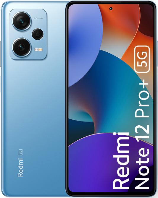Image du produit Xiaomi Redmi Note 12 Pro+ (256 Go, Bleu ciel, 6.67", Double SIM, 200 Mpx, 5G)