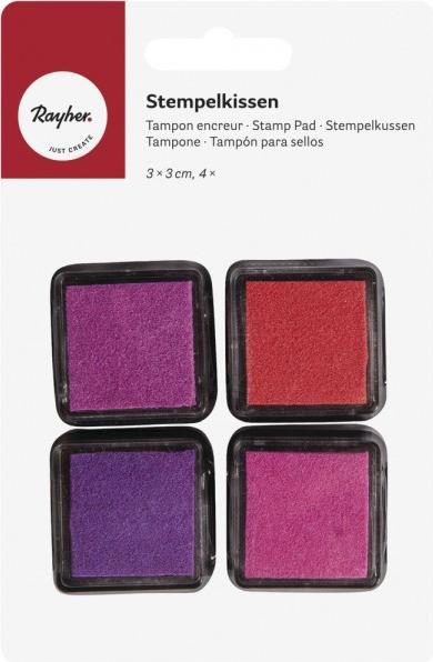 Image du produit Rayher Mini set de tampons encreurs - Girls, rose