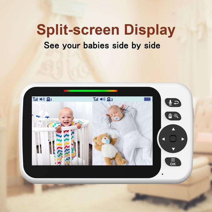 Actual product image Blemil Babyphone mit 2 Kameras (Video & Audio)