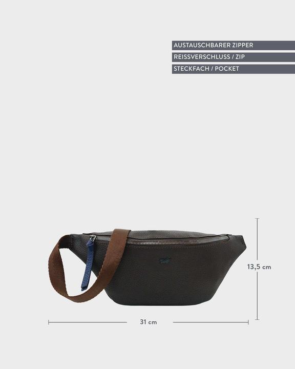 Actual product image Braun Büffel Fanny pack / belt bag Novara 26344