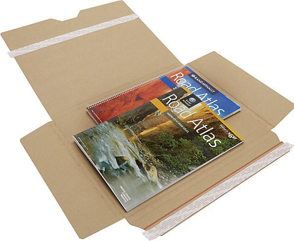 Image du produit kaiserkraft Enveloppe carton autocollante, 2 cannelures, L x l x h int. 500 x 400 x 10 mm, à (1 x)