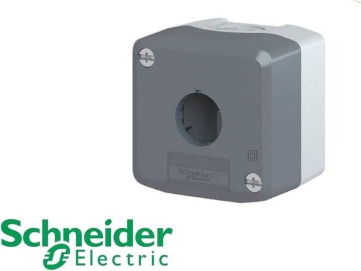 Actual product image Schneider Electric Pushbutton housing 22mm 1 hole grey