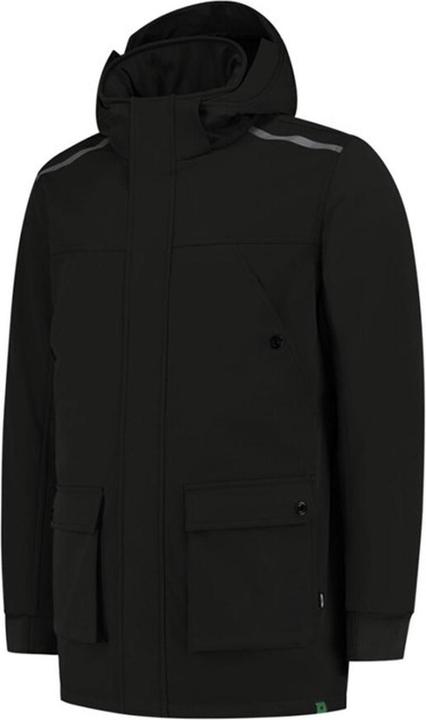Actual product image Tricorp Winter Softshell Parka Rewear 402713 - Zwart - XXL (XXL)