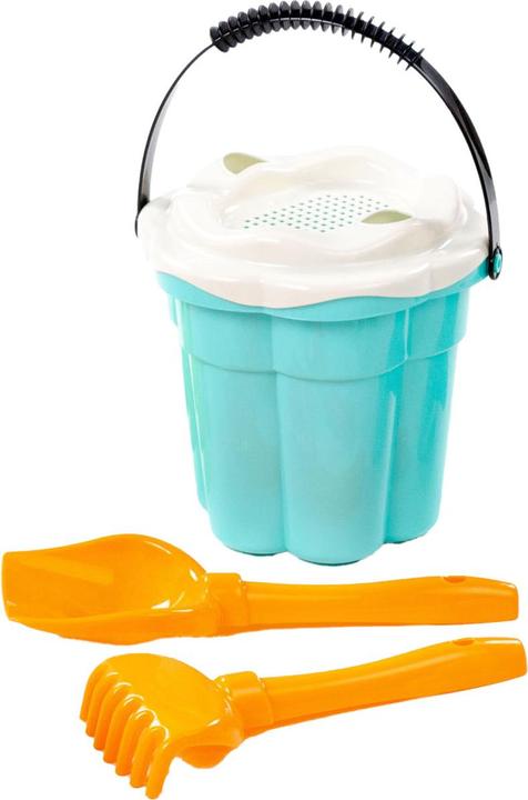 Actual product image Polesie Cavallino Safari Classic bucket set blue, 4 pcs.