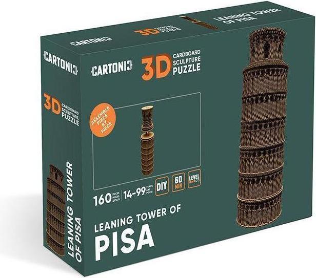 Produktbild Cartonic Schiefer Turm von Pisa - 3D Modell aus Karton