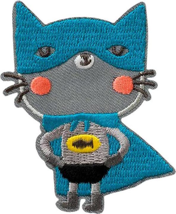 Image du produit Mono Quick Applikationen - Kids and Hits - aufbügelbar Superheld Katze farbig 1 St (1 x)
