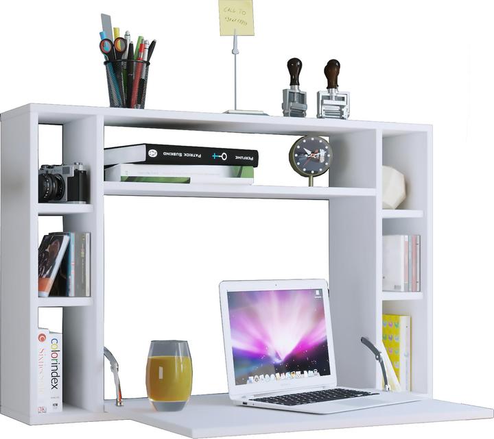 Productafbeelding VCM Houten Kantoormeubilair Muur Bureau Wandila (90 x 20 x 60 cm)