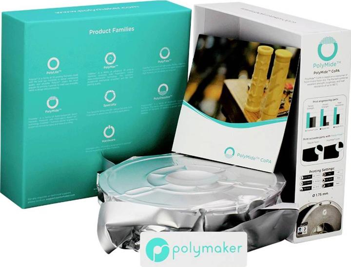 Image du produit Polymaker PolyMide CoPa V2 - Noir - 2.85mm (Nylon, 2.85 mm, 750 g, Noir)