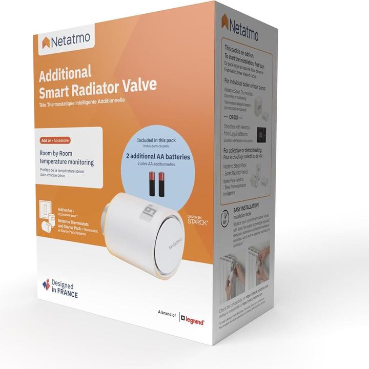 Actual product image Netatmo Smartes Heizkörperthermostat NAV-AMZ