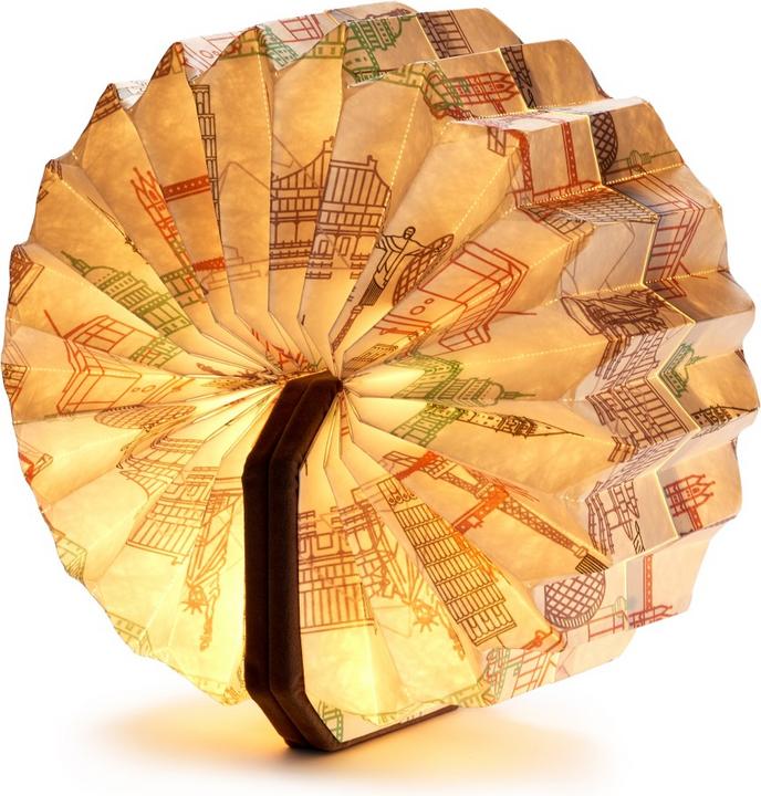 Immagine prodotto Gingko Velvet Accordion Light - Luce d'atmosfera a forma di fisarmonica / lampione (450 lm)