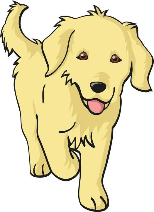 Image du produit Trenddeko Chien Golden Retriever (30 x 41 cm)