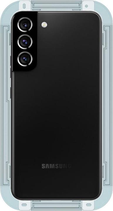 Actual product image Spigen Glas.TR Samsung S901 S22 2szt./2pcs "EZ FIT" AGL04151 szkło hartowane (2 Piece, Samsung Galaxy S22)