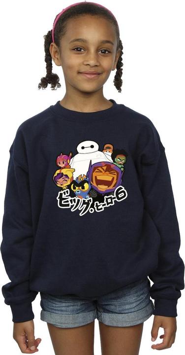 Immagine prodotto Disney Big Hero 6 Baymax Group Manga Felpa Ragazze (128)