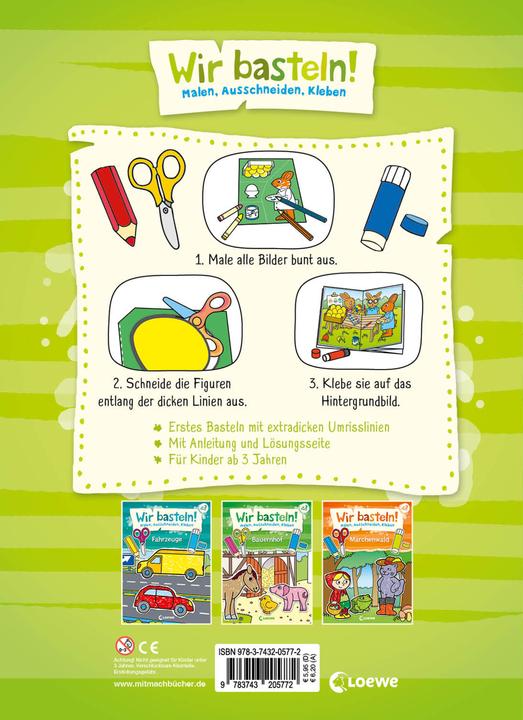 Produktbild Wir basteln - Malen, Ausschneiden, Kleben - Ostern (Deutsch, Norbert Pautner, 2020)