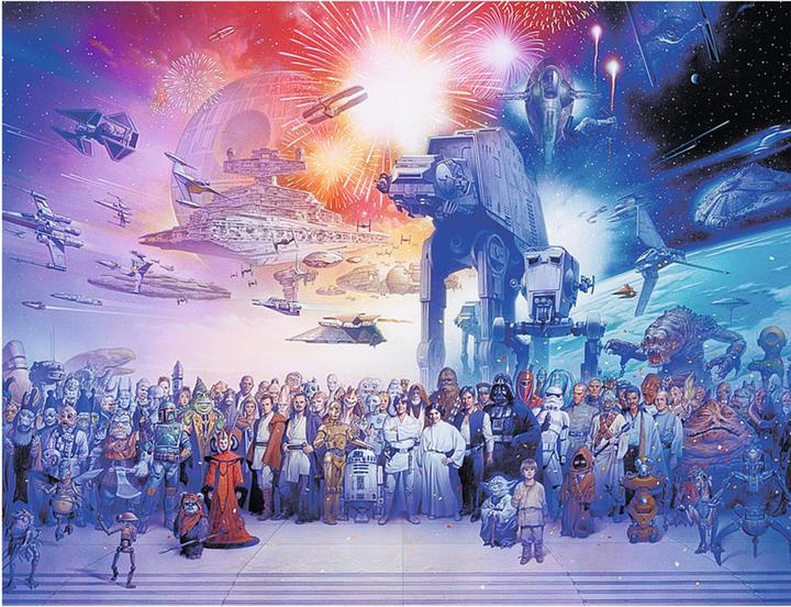Actual product image Ravensburger The Star Wars Universe (2000 pieces)