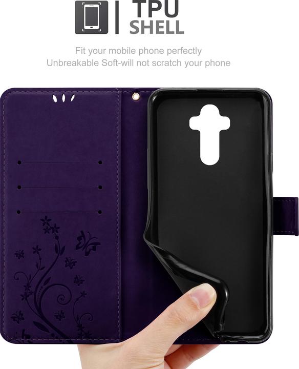 Image du produit Cadorabo Pochette Flower Book (Mate 9)